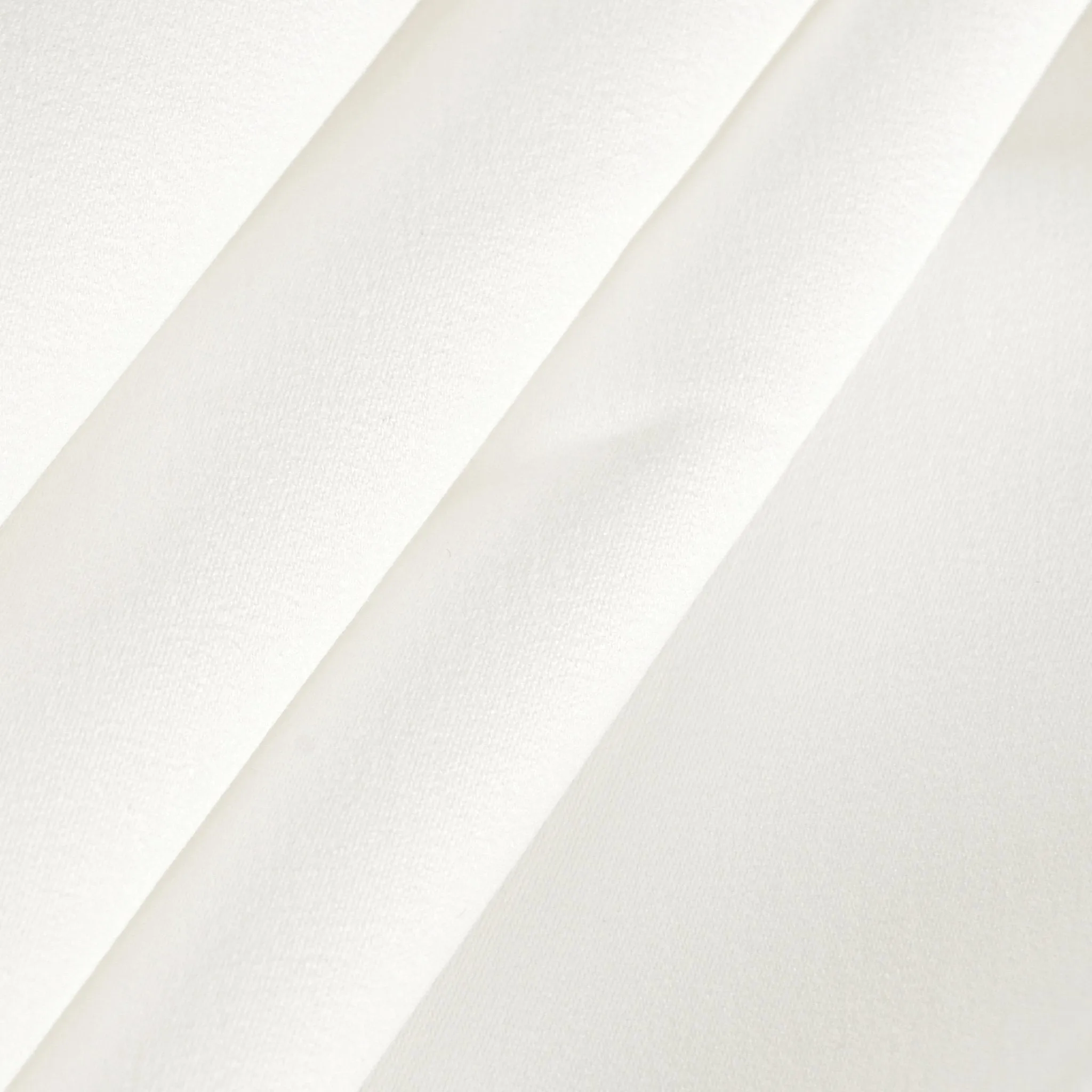 White Stretchy Cotton Twill Fabric 2722